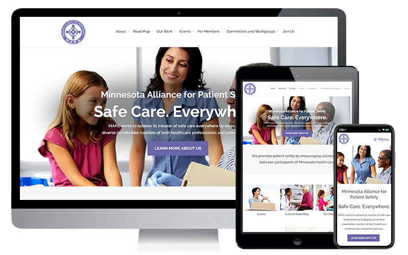 Minnesota Alliance For Patient Safety, Website Design & Drupal Development